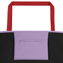 Load image into Gallery viewer, RAWR - BizBaz Dino Beach Bag - Purple
