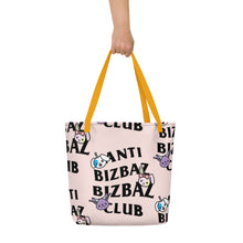 Load image into Gallery viewer, Team Doki - Anti BizBaz BizBaz Club - Pink Tote Bag
