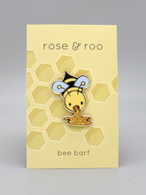 Load image into Gallery viewer, BEE BARF ENAMEL PIN
