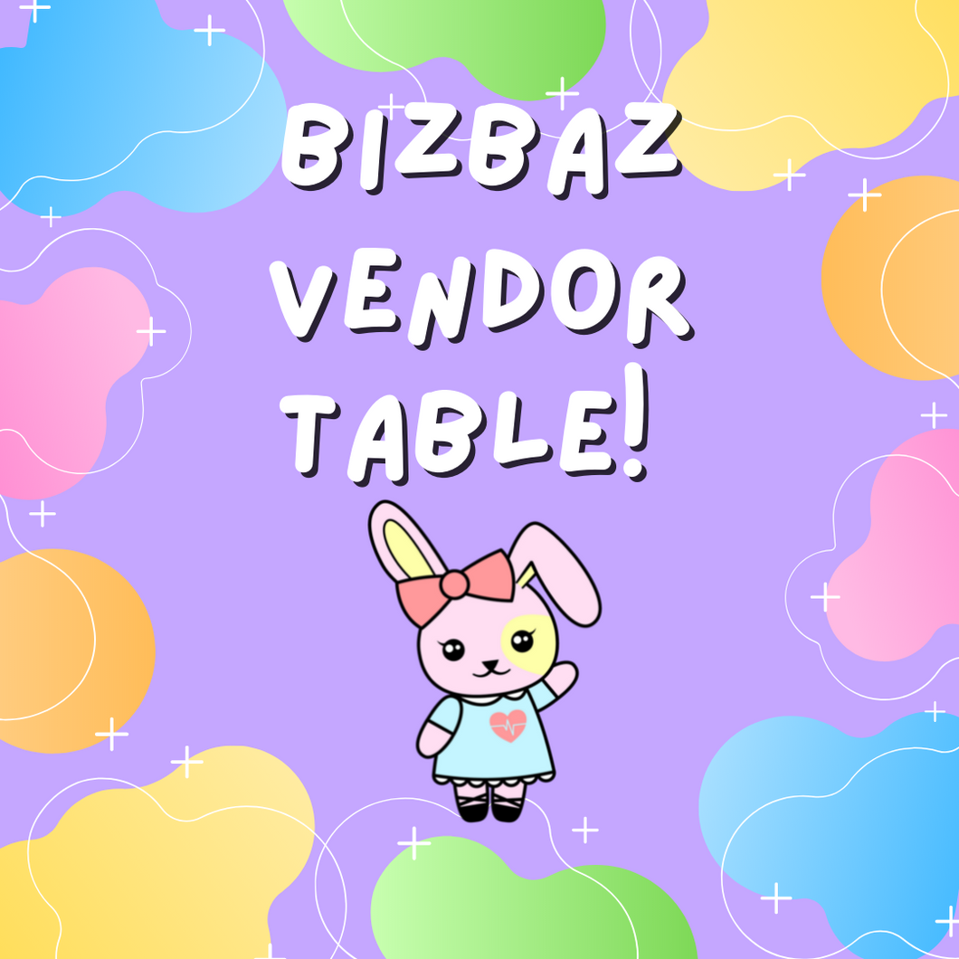 BizBaz SoCal Mini-Con Vendor Table - Credit Card Payment Option!