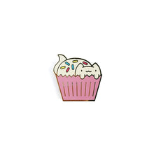 Load image into Gallery viewer, CATCAKE WITH SPRINKLES LAPEL PIN
