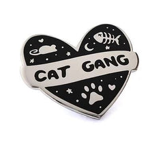 Load image into Gallery viewer, CAT GANG PIN BADGE
