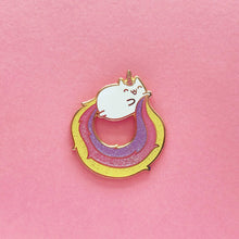 Load image into Gallery viewer, CATICORN GLITTER LAPEL PIN

