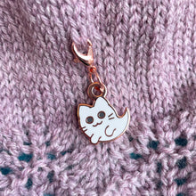 Load image into Gallery viewer, Ghost Kitty Charm
