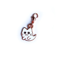 Load image into Gallery viewer, Ghost Kitty Charm
