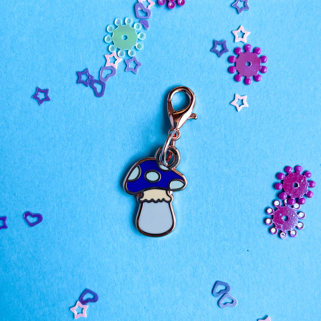 Midnight Mushroom Charm