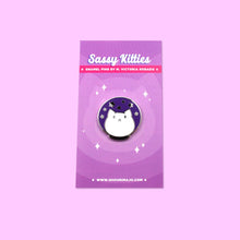 Load image into Gallery viewer, Sassy Kitties Astrocat Pin
