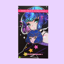 Load image into Gallery viewer, Space Head Enamel Pin

