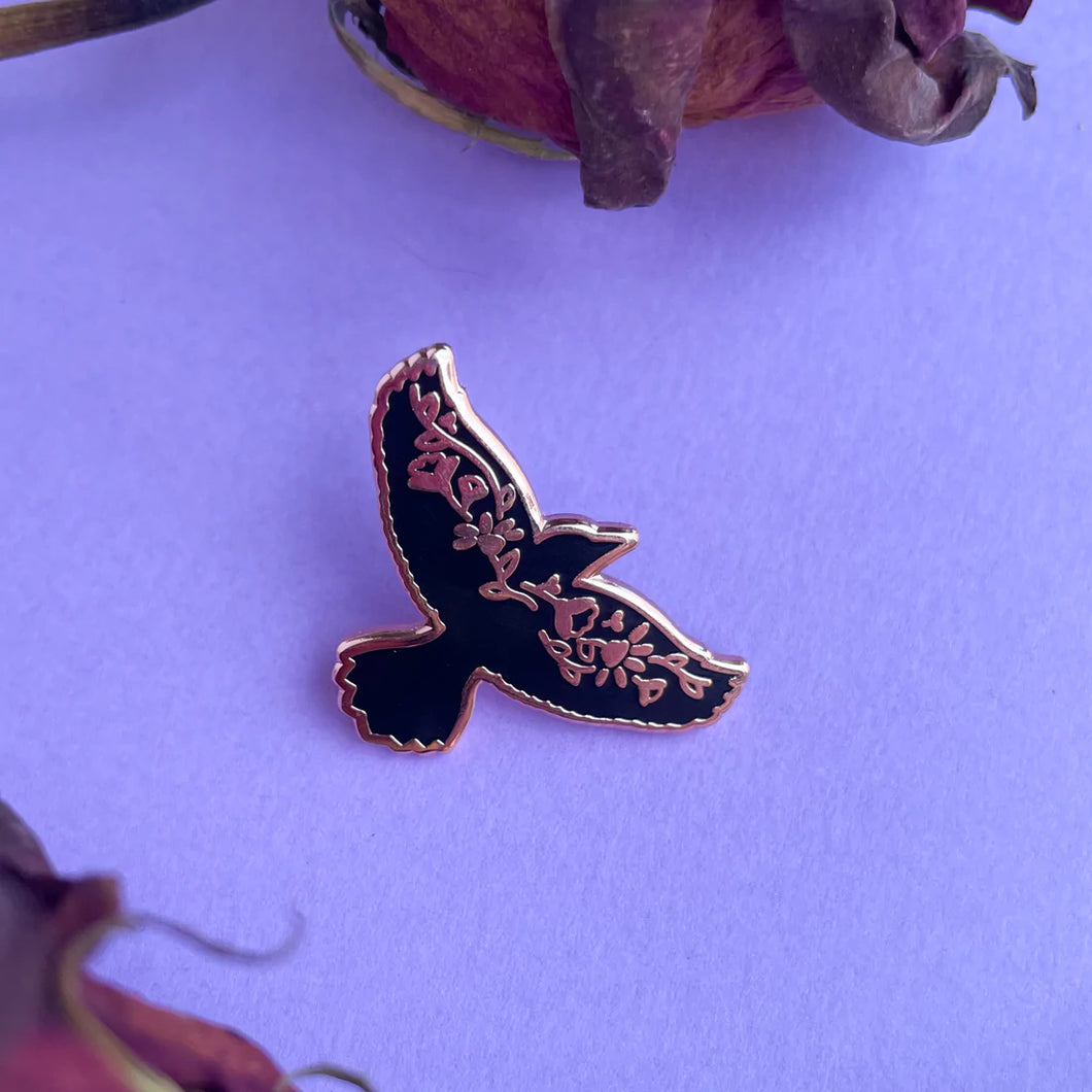 Floral Omen Enamel Pin