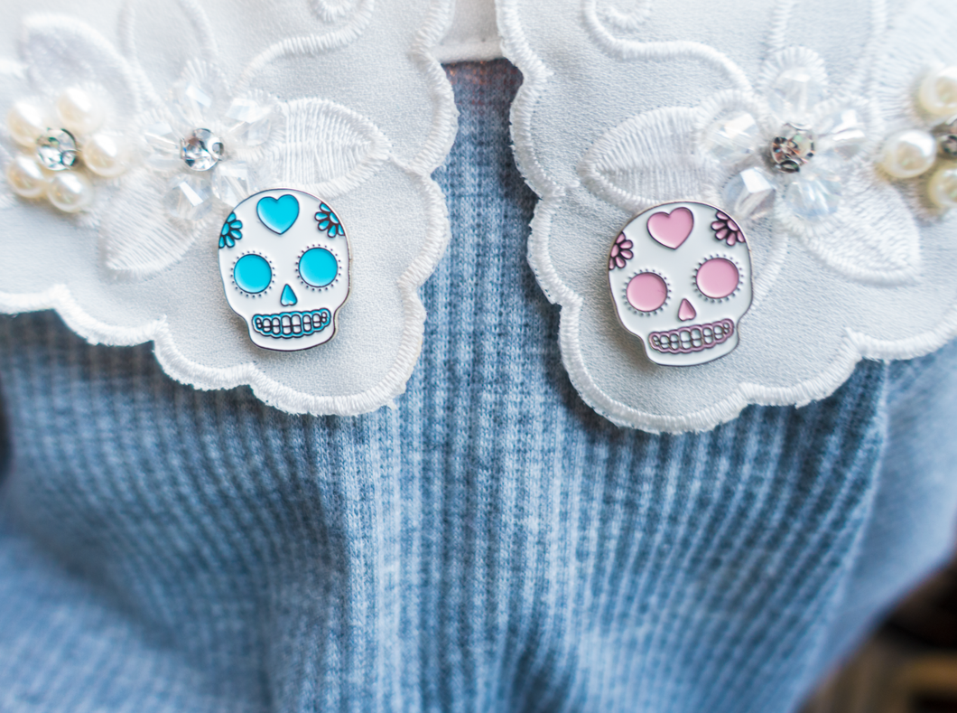 Sugar Skull Pin