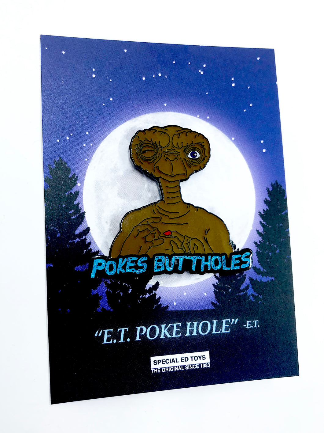 E.T. Pokes Buttholes: Glitter Blue 1.65