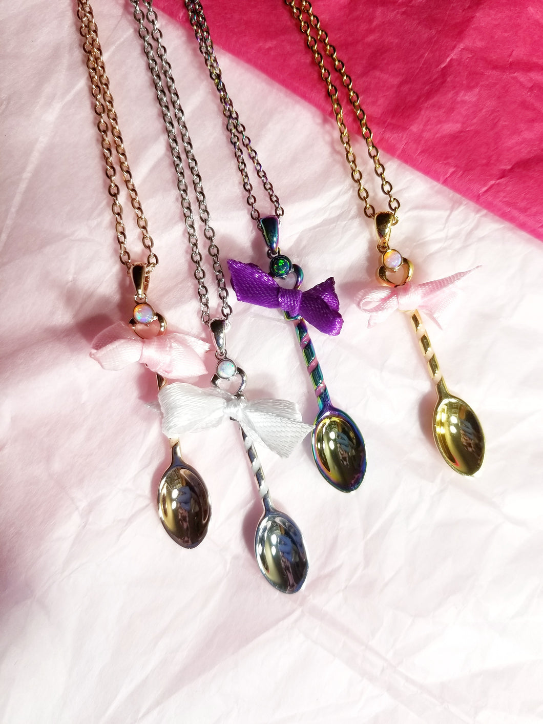 Hard Enamel Spoonie Pendants