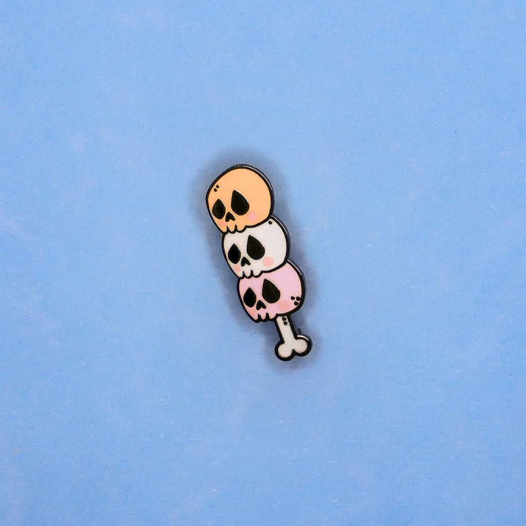 Dango Skull Pin