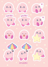 Load image into Gallery viewer, Kirby Sticker Sheet
