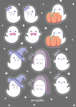 Load image into Gallery viewer, Cute Ghosts Sticker Sheet
