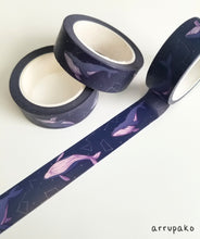 Load image into Gallery viewer, Galaxy Whales Washi Tape
