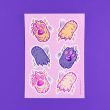 Load image into Gallery viewer, Kitty Paws Sticker Sheet
