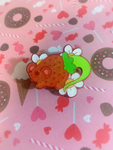 Load image into Gallery viewer, Strawberry Mouse Enamel Pin LE 25
