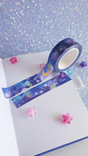 Load image into Gallery viewer, Shoujo Nights Glitter Washi Tape // Stationery Plannar Stickers
