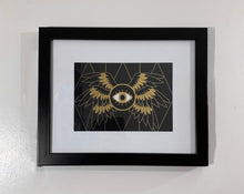 Load image into Gallery viewer, Be Not Afraid: A 5&quot; x 7&quot; Biblically Accurate Angel foil print of Ophanim Seraphim Old testament Religious Imagery for your home and gameroom
