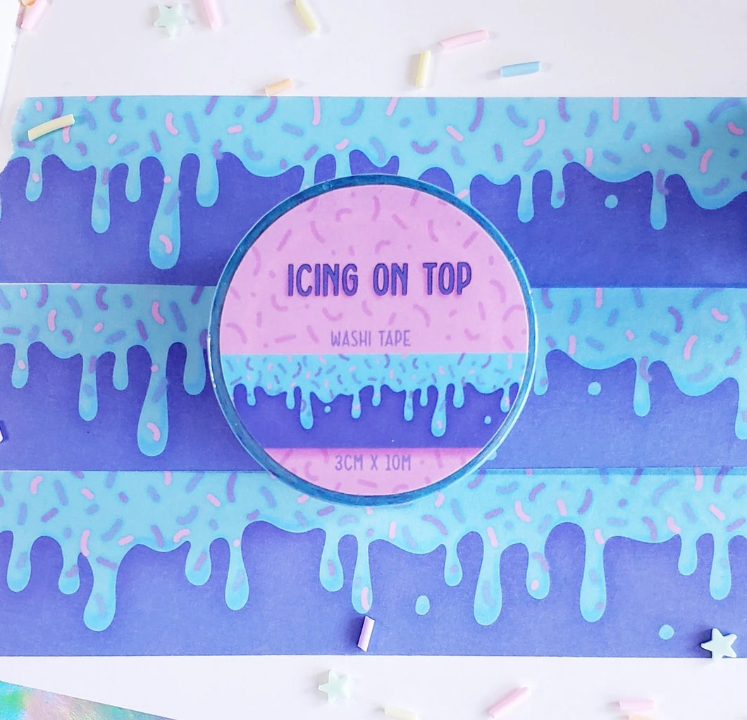 Icing on Top 3cm Wide Washi Tape // Stationery Plannar Stickers