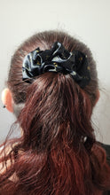 Load image into Gallery viewer, Be NOT Afraid Satin Scrunchie: Biblically Accurate Angels &amp; Eye print Ophanim Seraphim Old testament Religious Imagery Hair Accessories
