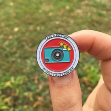 Load image into Gallery viewer, New Enamel Lapel Pin - Take a Picture It Will Last Longer
