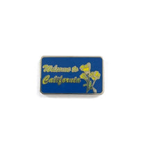 Load image into Gallery viewer, Welcome to California Sign / New Hard Enamel Lapel Pin or Hat Pin
