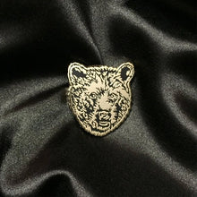 Load image into Gallery viewer, Bear Pin - Bear face Gold Pin
