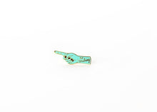 Load image into Gallery viewer, No Touching Hand - Enamel Lapel Pin - Button
