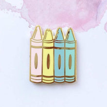 Load image into Gallery viewer, Pastel Crayons Pin
