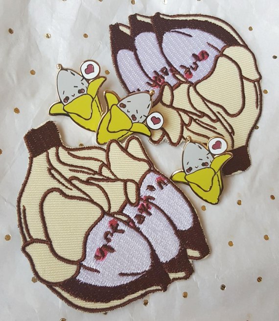 Banana Bunch Kawaii DIY Iron On Patch | Banana Fairy Kei Harajuku Fashion Patch by Precious Bbyz