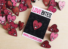 Load image into Gallery viewer, Love Bites Enamel Pin
