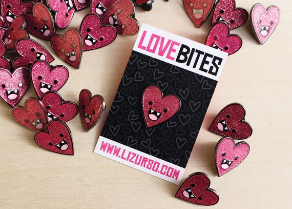 Love Bites Enamel Pin