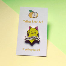 Load image into Gallery viewer, naMEOWste Enamel Pin Badge
