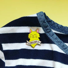 Load image into Gallery viewer, naMEOWste Enamel Pin Badge
