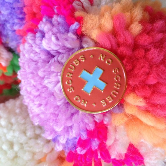 No Scrubs Enamel Pin