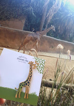 Load image into Gallery viewer, Giraffe enamel pin - Wildlife series
