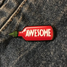 Load image into Gallery viewer, Awesome Sauce 2.0 1.5&quot; Soft Enamel Pin
