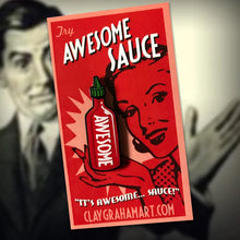 Load image into Gallery viewer, Awesome Sauce 2.0 1.5&quot; Soft Enamel Pin
