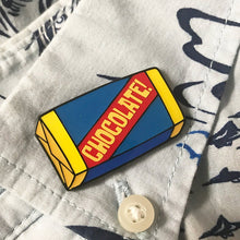 Load image into Gallery viewer, Did You Say Chocolate?! 1.5&quot; Soft Enamel Pin
