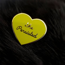 Load image into Gallery viewer, She Persisted Enamel Pin
