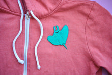 Load image into Gallery viewer, Manta Ray Cute Kawaii Iron on Patch
