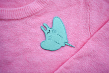 Load image into Gallery viewer, Manta Ray Cute Kawaii Iron on Patch
