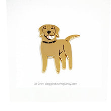 Load image into Gallery viewer, Labrador Retriever - dog enamel pin
