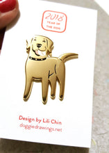 Load image into Gallery viewer, Labrador Retriever - dog enamel pin
