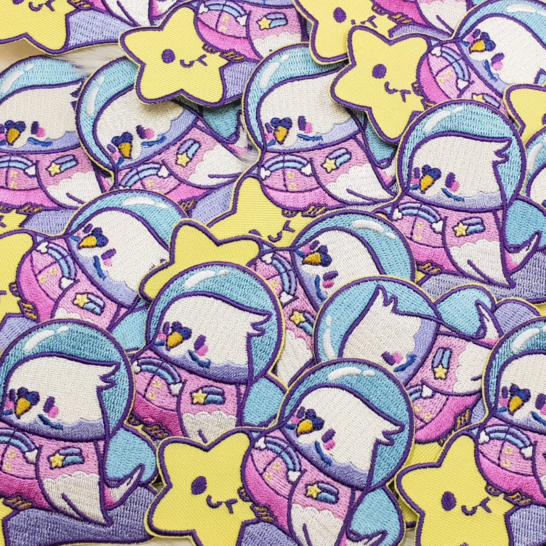 Astro Birb DIY Iron On Patch