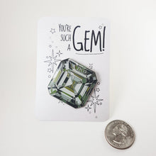 Load image into Gallery viewer, Diamond Enamel Pin / Brooch

