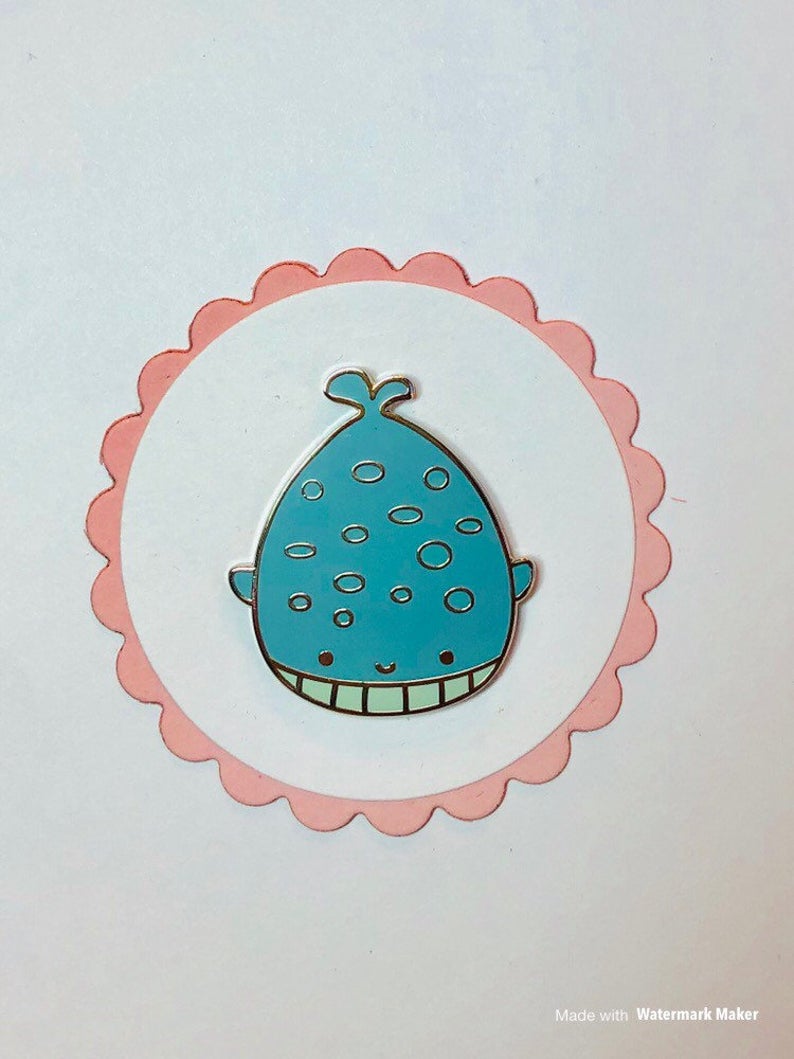 Blue Whale Pin