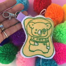 Load image into Gallery viewer, Minky Japanese Foods and Kawaii Print Plush Keychains
